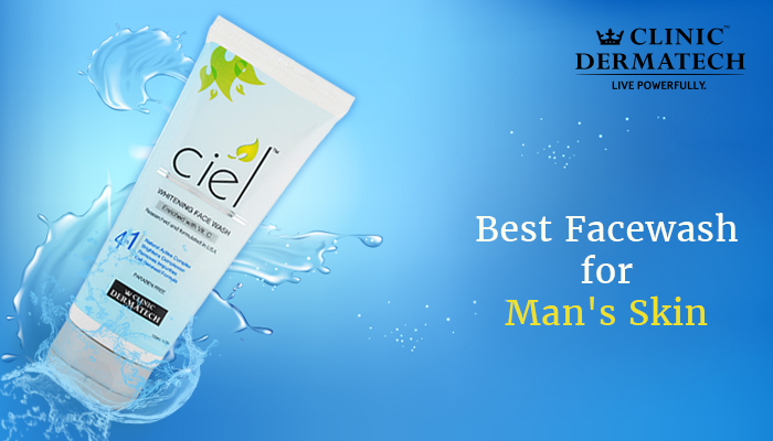 Man's face wash