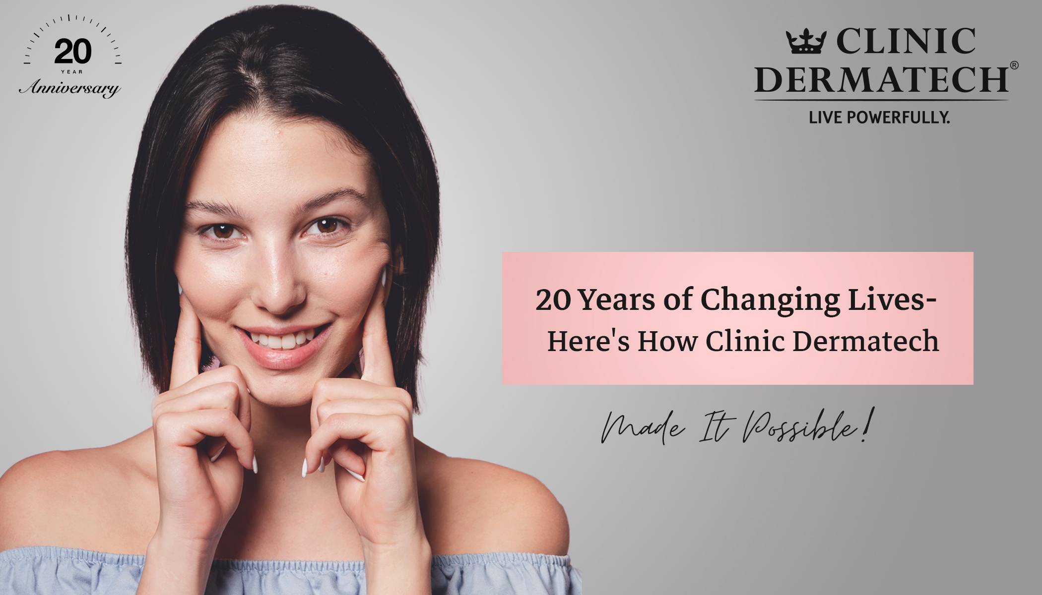 "Best skin and hair clinic in India, 20 years of transforming skin and hair, Skin and hair clinic near me, 20 years of excellence , Skin and hair clinic in India ,Best skin clinic in India"